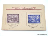 FIRST DAY COVER 1948 LEIPZIGER GERMANY.