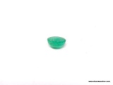 2.39 CT CAB CUT EMERALD. MEASURES 10MM X 6MM.