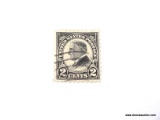 1923 WARREN HARDING 2 CENT STAMP.