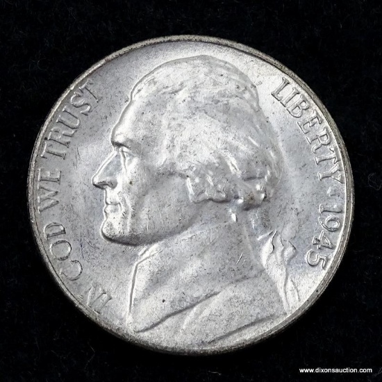 1945-S GEM BU JEFFERSON NICKEL