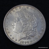 1896P GEM BU MORGAN SILVER DOLLAR