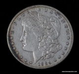 1884-S XF+ MORGAN SILVER DOLLAR, KEY DATE.