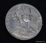 1860 GERMANY 1 THEATER SILVER, FRANKFORT