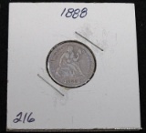 1888 VF LIBERTY SEATED DIME