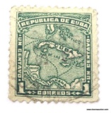 1914, CUBA, 1 CENT SCOTT 253