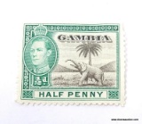 GAMBIA 1938 1/2D MINT CONDITION STAMP