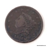 1834 LARGE CENT, FINE