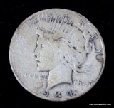 1934-S PEACE SILVER DOLLAR, SEMI KEY DATE