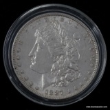 1887-S GEM UNCIRCULATED MORGAN SILVER DOLLAR