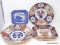 (LEFT WALL) ORIENTAL PORCELAIN LOT; LOT INCLUDES- 3 IMARI CHARGERS- 10 IN, 12 IN AND 13 IN DIA. AND