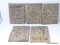 (LEFT WALL) TERRACOTTA TILES; 5 ORIENTAL TERRACOTTA TILES DEPICTING PRIESTS AND PRIESTESS- 7 IN X 10