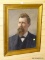 (LEFT WALL) 19TH CEN. OIL PORTRAIT; FRAMED 19H CEN. OIL ON CANVAS OF GENTLEMAN BY GEORGE M REEVES F