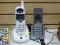 (LEFT WALL) CORDLESS PHONES; 2 CORDLESS PHONES- VTECH AND BELL