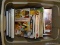 (LEFT WALL) TUB LOT; LOT INCLUDES LARGE NUMBER OF COOKBOOKS