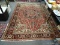(R1) ORIENTAL RUG; HAND WOVEN AND VEGETABLE DYED PERSIAN ORIENTAL RUG WITH LOTUS FLOWER PATTERN IN