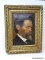 (LEFT WALL) 19TH CEN. FRAMED OIL PORTRAIT; 19TH CEN. FRAMED OIL ON CANVAS OF GENTLEMAN IN FANCY