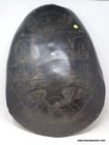 (LEFT WALL) ENGRAVED COMPOSITION TORTOISE SHELL; COMMEMORATIVE ENGRAVED COMPOSITION SHELL FOR