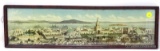 (LEFT WALL) FRAMED 1915 PRINT; FRAMED PRINT OF PANORAMIC VIEW OF THE PANAMA-PACIFIC INTERNATIONAL