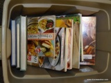 (LEFT WALL) TUB LOT; LOT INCLUDES LARGE NUMBER OF COOKBOOKS