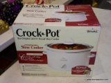 (LEFT WALL) CROCK POT; RIVAL CROCK POT IN BOX MISSING STONEWARE POT AND LID