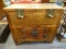 (R2) ANTIQUE ORIENTAL CABINET; ANTIQUE 19TH CEN MAHOGANY AND PINE ORIENTAL CABINET/ CHEST; 1.75 IN