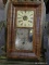 (R2) ANTIQUE CLOCK; 19TH CEN. MAHOGANY EMPIRE OGEE MANTEL CLOCK WITH BRASS WORKS BY JONES AND