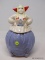 (RIGHT WALL) VINTAGE COOKIE JAR; VINTAGE UNMARKED DUTCH GIRL COOKIE JAR- 12 IN H