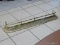 (LFRT) BRASS FENDER; VINTAGE BRASS FIREPLACE FENDER- 40 IN L X 4 IN