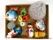 (LWALL) TRAY LOT OF ASSORTED ORNAMENTS; 12 PIECE LOT TO INCLUDE A PAGODA, A BEADED TREE LAMP, A