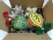 (BWALL) LOT OF ASSORTED CHRISTMAS ORNAMENTS; LOT TO INCLUDE STUFFED FABRIC CHRISTMAS ORNAMENTS TO