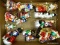 (R3) TRAY LOT OF ASSORTED GLASS ORNAMENTS; 13 PIECE LOT TO INCLUDE MARY LOOKING FOR HER LAMB, A