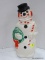 (R3) EMPIRE PLASTIC CORP, BLOW MOLD 1968 LIGHT UP SNOWMAN. MEASURES 13