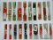 (R1) LOT OF BLOWN GLASS CANDIES; 3 BOX SET WITH 60 PIECES OF ASSORTED BLOWN GLASS CANDIES.