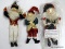 (BR) LOT OF MARK ROBERTS FAIRY ORNAMENTS; 3 PIECE LOT TO INCLUDE A SMALL FAIRY, A PADDED SHOULDER