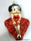 (DISPLAY) BETTY BOOP CHRISTMAS ORNAMENT. COMES IN BOX.