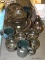 (TABLES) LOT OF ASSORTED BLACK COLORED CHINA; 24 PIECE LOT TO INCLUDE 4 TEA CUPS W/ 4 SAUCERS, 3