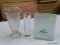 (TABLES) LOT OF ASSORTED GLASS ITEMS; 3 PIECE LOT TO INCLUDE A 5