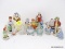 (RFRT) LOT OF FIGURINES; LOT OF 16 MINIATURE FIGURINES-SMALLEST- 2.5 IN H AND TALLEST- 4 IN H
