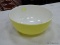 (RFRT) PYREX PRIMARY COLORS, YELLOW COLORED, 4 QT MIXING BOWL #404.