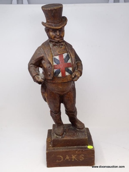 (RFRT) ADVERTISING FIGURE; DAKS COMPOSITION ADVERTISING FIGURE BRITISH- 24 IN H