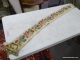 (TABLES) FLORAL NEEDLEPOINT HANGING WALL DECOR. MEASURES 56