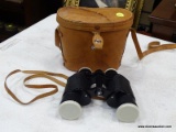 (TABLES) KALIMAR FULLY COATED OPTICS 7X35 BINOCULARS. COMES IN ORIGINAL LEATHER POUCH. POUCH