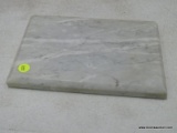 (TABLES) WHITE CARRARA MARBLE BEVELED EDGE SLAB. MEASURES 10