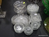 (RFRT) LOT OF ASSORTED GLASSWARE; 19 PIECE LOT OF ASSORTED GLASSWARE TO INCLUDE 4 FOSTORIA LIKE