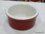 (RFRT) HALL MADE IN U.S.A. #408 BOWL - RED. MEASURES 4