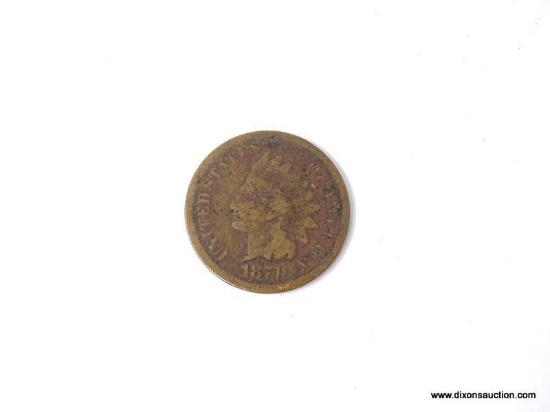 1874 INDIAN CENT-KEY DATE.