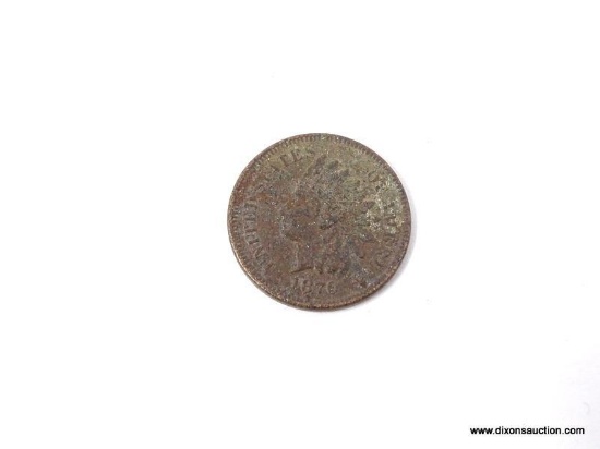 1870 XF INDIAN CENT-KEY DATE.