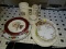 (KITCHEN) LOT OF ASSOTED CHINA; 16 PIECE LOT OF ASSORTED CHINA TO INCLUDE 4 BREAD AND BUTTER PLATES