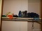 (MBED) CLOSET LOT; LOT CONTAINS VINTAGE LADIES PURSES- 3 WOVEN PURSES- 2 MADE IN ITALY AND