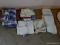 (BDRM) LOT OF ASSORTED TABLE CLOTHS AND PLACE MATS; LOT TO INCLUDE A SET OF 3 ROUND TABLE CLOTHS AND
